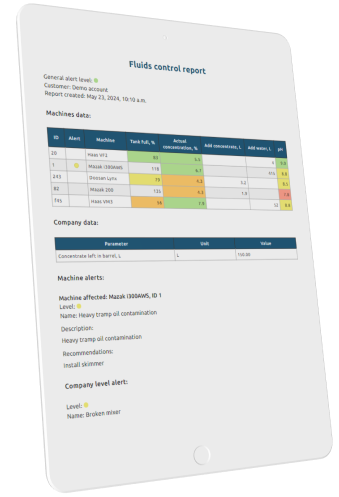 Easyfli report example Easyfli report example